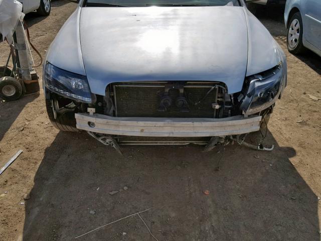 WAUDG74F85N106420 - 2005 AUDI A6 3.2 QUA SILVER photo 9