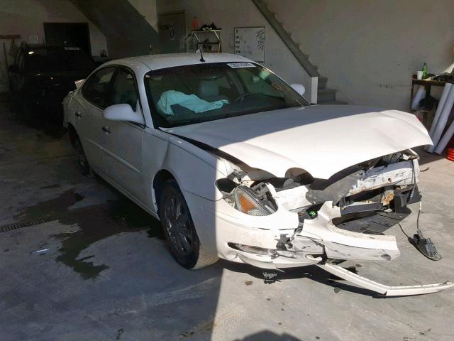 2G4WD562651223901 - 2005 BUICK LACROSSE C WHITE photo 1