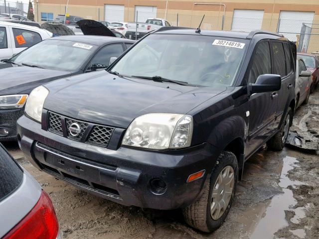 JN8BT08T16W100777 - 2006 NISSAN X-TRAIL XE BLACK photo 2