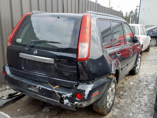 JN8BT08T16W100777 - 2006 NISSAN X-TRAIL XE BLACK photo 4