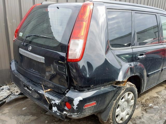 JN8BT08T16W100777 - 2006 NISSAN X-TRAIL XE BLACK photo 9