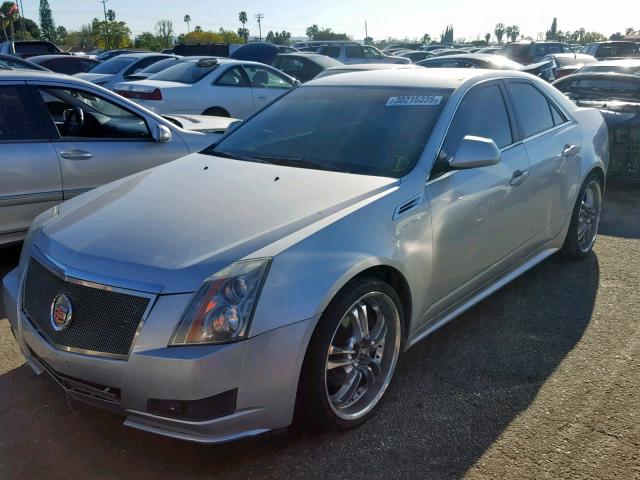 1G6DE5EG6A0126793 - 2010 CADILLAC CTS LUXURY SILVER photo 2