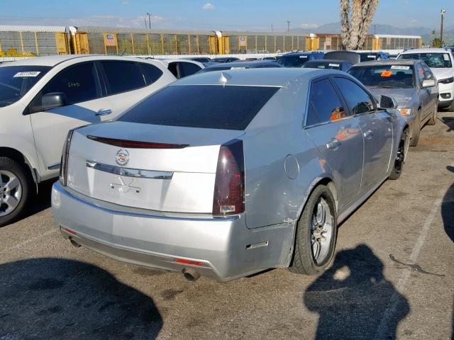 1G6DE5EG6A0126793 - 2010 CADILLAC CTS LUXURY SILVER photo 4