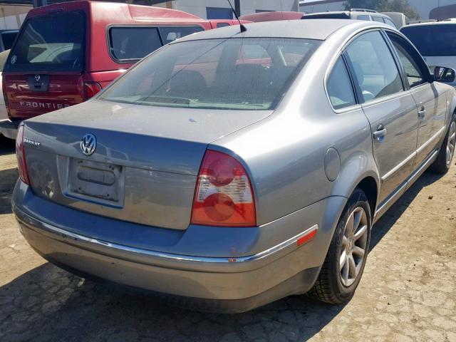 WVWPD63B84E112301 - 2004 VOLKSWAGEN PASSAT GLS SILVER photo 4