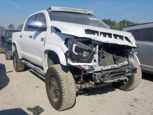 5TFGY5F14EX148896 - 2014 TOYOTA TUNDRA CRE WHITE photo 1