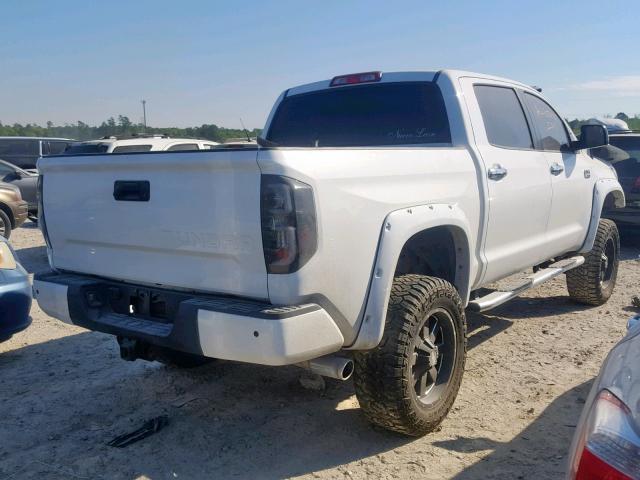 5TFGY5F14EX148896 - 2014 TOYOTA TUNDRA CRE WHITE photo 4