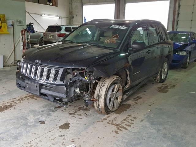 1J4NF1FB0BD154698 - 2011 JEEP COMPASS SP BLACK photo 2