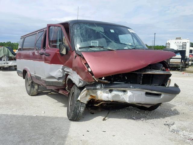 2B5WB35Z8TK136269 - 1996 DODGE RAM WAGON TWO TONE photo 1