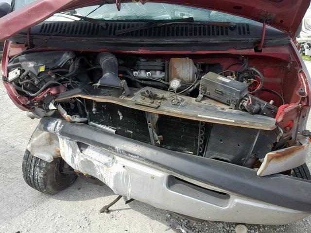 2B5WB35Z8TK136269 - 1996 DODGE RAM WAGON TWO TONE photo 7