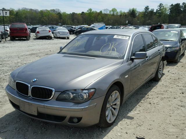 WBAHN83577DT73255 - 2007 BMW 750 GRAY photo 2