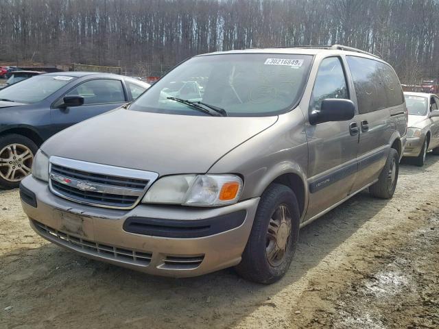 1GNDX03E71D233850 - 2001 CHEVROLET VENTURE GOLD photo 2