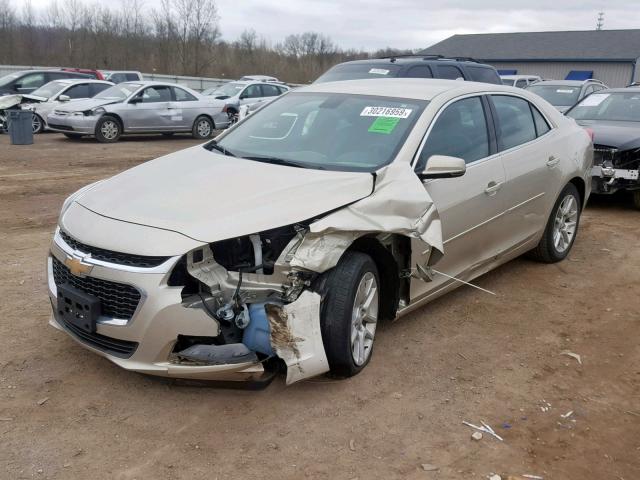 1G11C5SL4EF107288 - 2014 CHEVROLET MALIBU 1LT 米色 照片 2