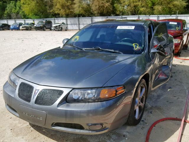 1G2HZ54Y64U236032 - 2004 PONTIAC BONNEVILLE GRAY photo 2