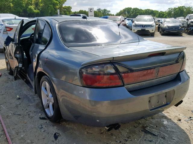 1G2HZ54Y64U236032 - 2004 PONTIAC BONNEVILLE GRAY photo 3