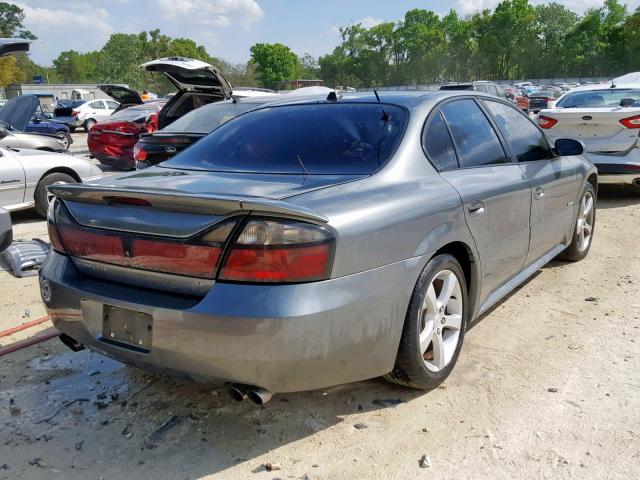 1G2HZ54Y64U236032 - 2004 PONTIAC BONNEVILLE GRAY photo 4