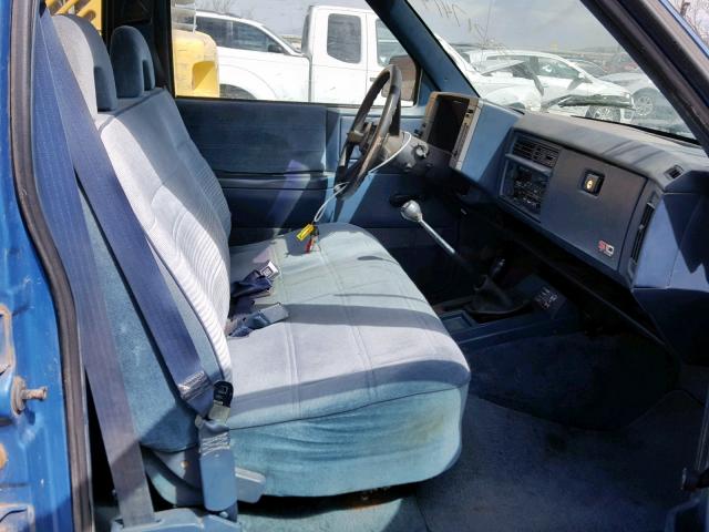 1GNDT13Z8P2123012 - 1993 CHEVROLET BLAZER S10 BLUE photo 5