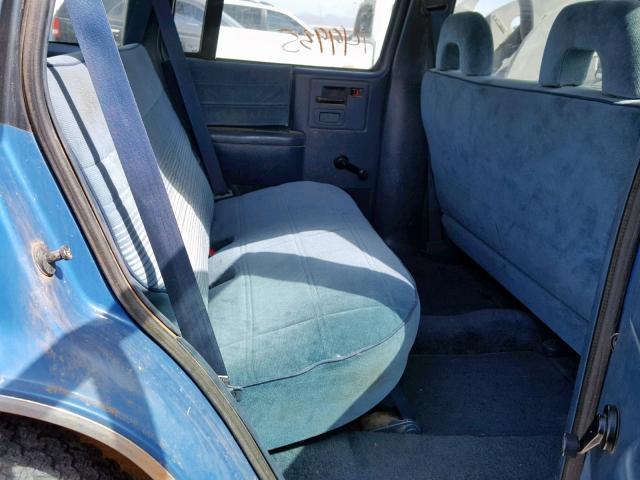 1GNDT13Z8P2123012 - 1993 CHEVROLET BLAZER S10 BLUE photo 6