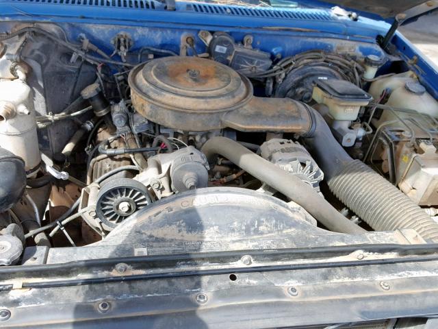 1GNDT13Z8P2123012 - 1993 CHEVROLET BLAZER S10 BLUE photo 7