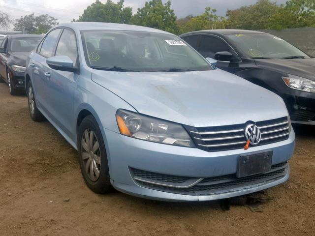 1VWAP7A3XCC089822 - 2012 VOLKSWAGEN PASSAT S BLUE photo 1