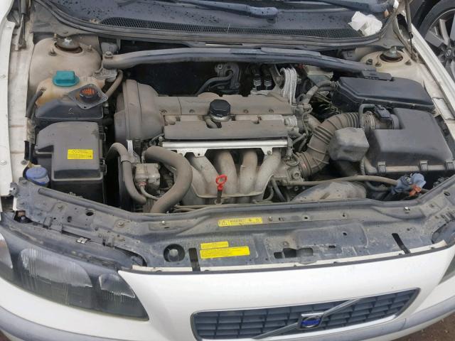 YV1RS61T832251929 - 2003 VOLVO S60 WHITE photo 7