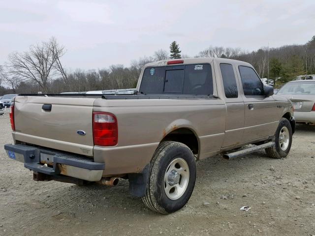 1FTZR45E54TA12769 - 2004 FORD RANGER SUP TAN photo 4