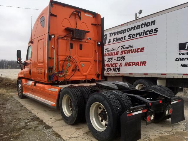 1FUJGLDR0CSBT4103 - 2012 FREIGHTLINER CASCADIA 1 ORANGE photo 3