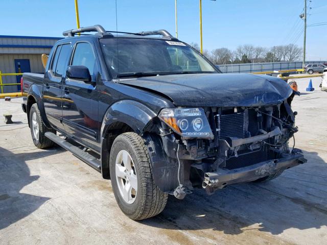 1N6AD07W06C464154 - 2006 NISSAN FRONTIER C BLACK photo 1