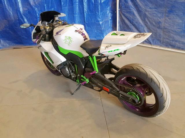 JH2SC57027M307215 - 2007 HONDA CBR1000 RR WHITE photo 3