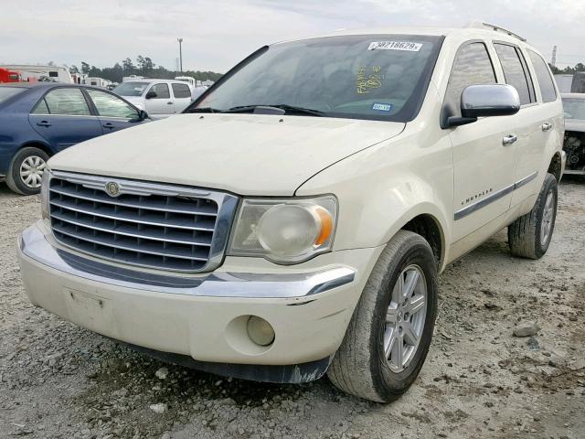 1A8HX58PX7F535026 - 2007 CHRYSLER ASPEN LIMI CREAM photo 2