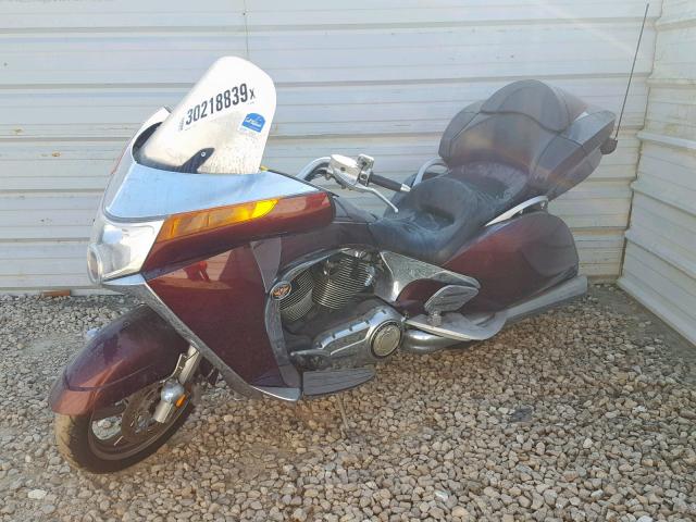 5VPSD36D183003624 - 2008 VICTORY MOTORCYCLES VISION DEL BURGUNDY photo 2