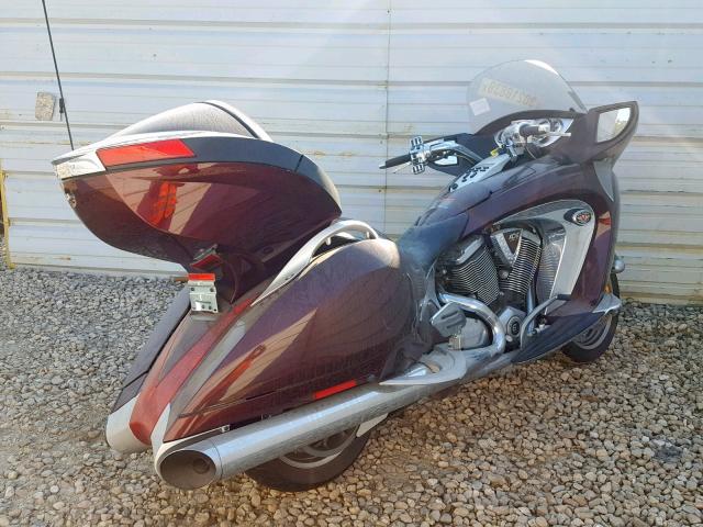 5VPSD36D183003624 - 2008 VICTORY MOTORCYCLES VISION DEL BURGUNDY photo 4