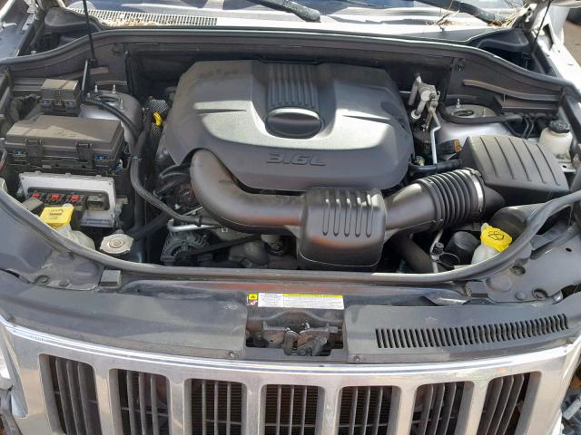 1J4RR4GG3BC533009 - 2011 JEEP GRAND CHER SILVER photo 7