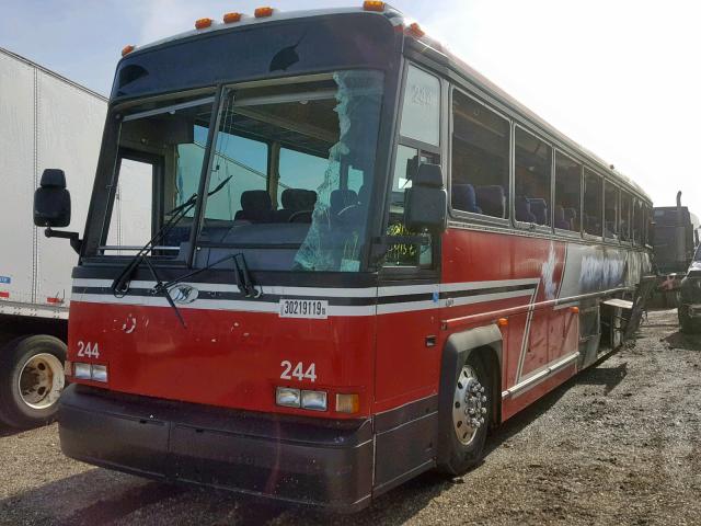 1M8PDMPA83P055768 - 2003 MOTOR COACH INDUSTRIES TRANSIT BU WHITE photo 2