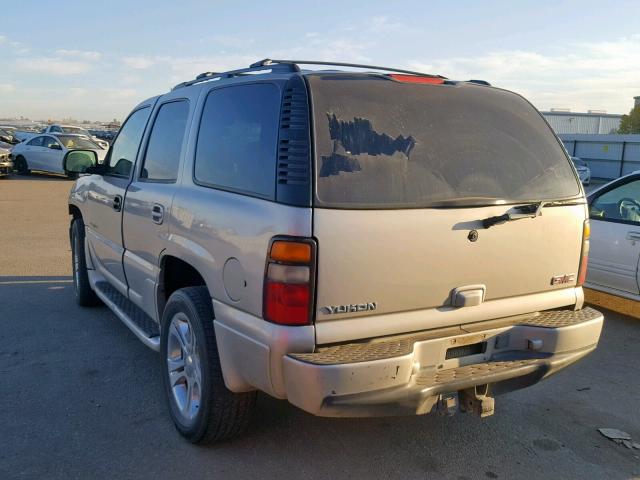 1GKEK63U34J283225 - 2004 GMC YUKON DENA TAN photo 3