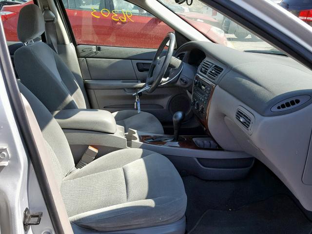 1FAFP56U87A192128 - 2007 FORD TAURUS SEL SILVER photo 5