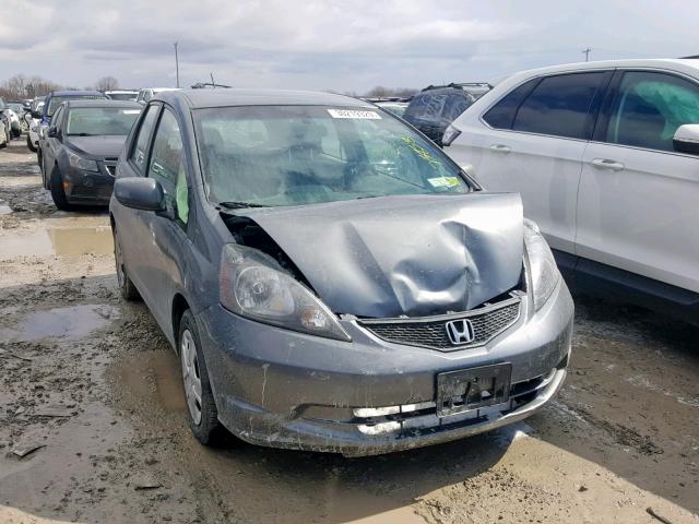 JHMGE8H31DC067545 - 2013 HONDA FIT GRAY photo 1