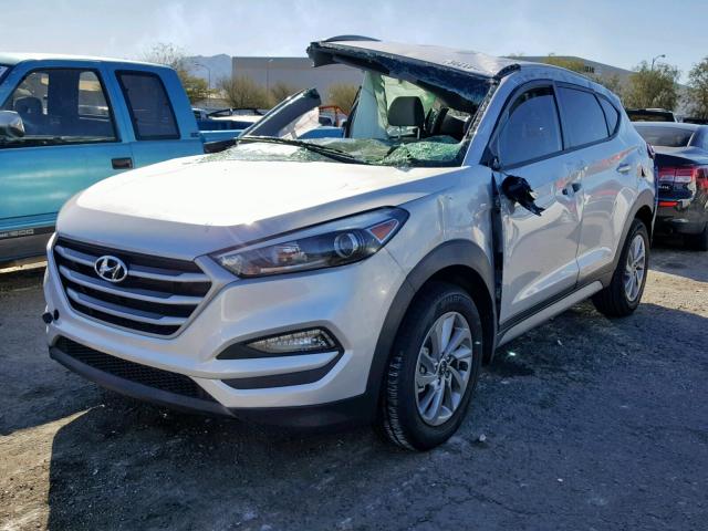 KM8J33A43JU740436 - 2018 HYUNDAI TUCSON SEL SILVER photo 2