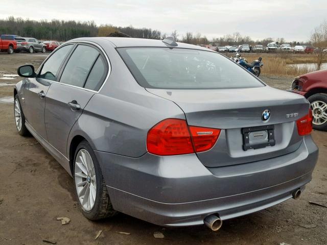 WBAPL5C5XBA917225 - 2011 BMW 335 XI GRAY photo 3