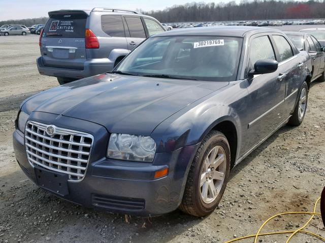 2C3LA43R27H893682 - 2007 CHRYSLER 300 BLUE photo 2