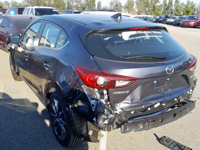 3MZBN1L31JM266483 - 2018 MAZDA 3 TOURING GRAY photo 3