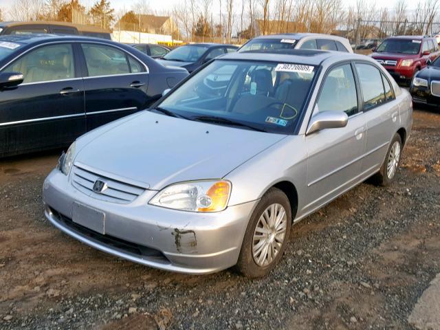 2HGES26872H561918 - 2002 HONDA CIVIC EX 银色 照片 2