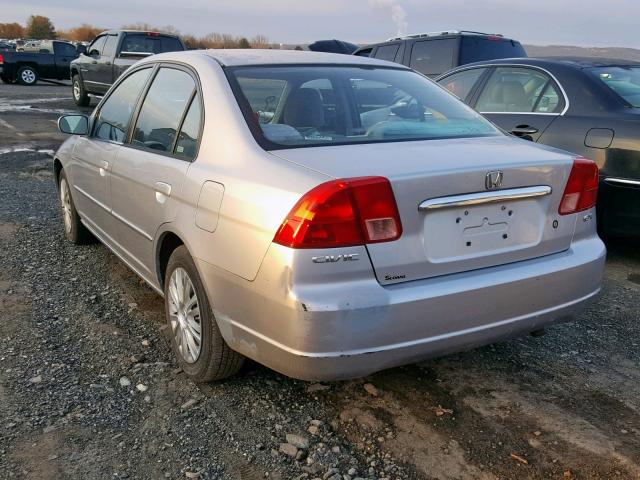 2HGES26872H561918 - 2002 HONDA CIVIC EX 银色 照片 3