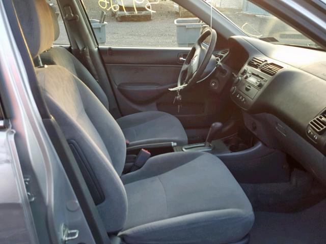 2HGES26872H561918 - 2002 HONDA CIVIC EX 银色 照片 5