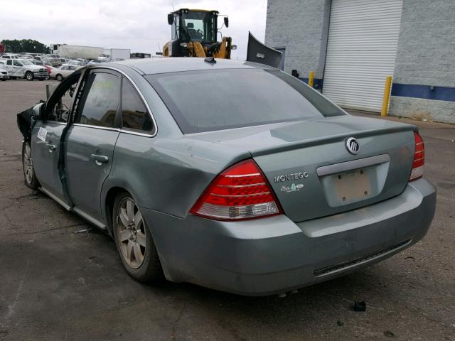 1MEHM40157G608412 - 2007 MERCURY MONTEGO LU GREEN photo 3