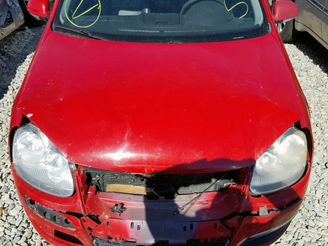 3VWST71K76M007426 - 2006 VOLKSWAGEN JETTA TDI RED photo 7