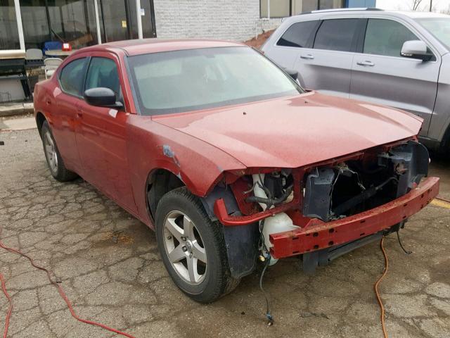 2B3KA33V39H578523 - 2009 DODGE CHARGER SX BURGUNDY photo 1