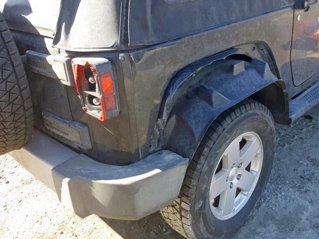 1J4AA5D12AL133614 - 2010 JEEP WRANGLER S შავი ფოტო 9