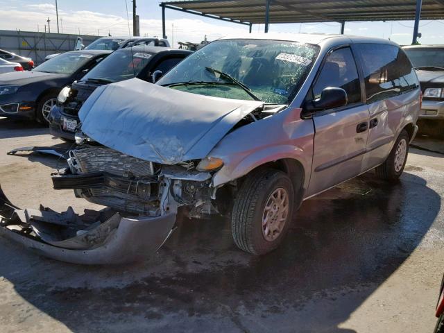 1C4GJ25342B581388 - 2002 CHRYSLER VOYAGER SILVER photo 2