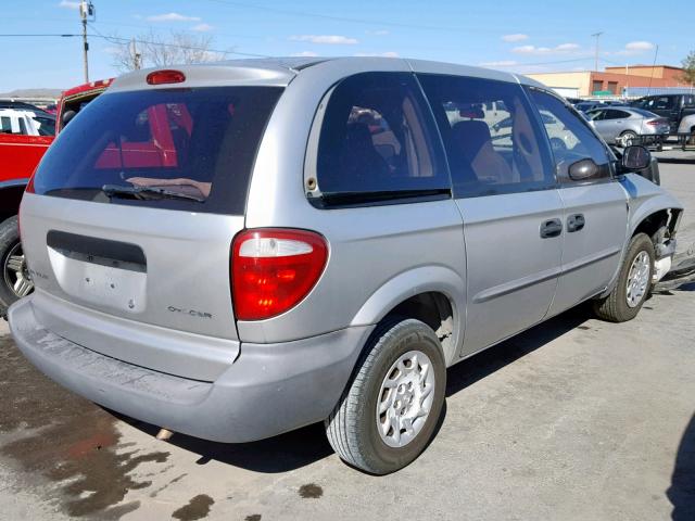 1C4GJ25342B581388 - 2002 CHRYSLER VOYAGER SILVER photo 4