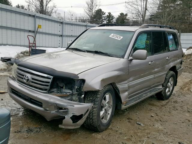 JTEHT05J462092475 - 2006 TOYOTA LAND CRUIS GRAY photo 2